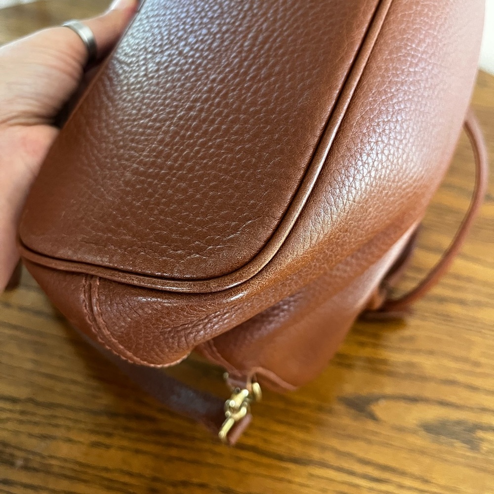 Vintage Coach Sonoma Satchel Brown Leather Shoulder Crossbody Bag - Picture 8 of 15